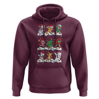 Dabbing Santa Elf Friends Christmas Light Hoodie - Wonder Print Shop