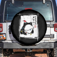 Funny Christmas Japanese Spare Tire Cover Santa Frog Ukiyoe Art - Wonder Print Shop