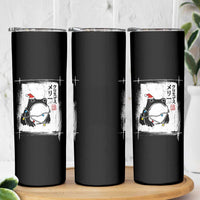 Funny Christmas Japanese Skinny Tumbler Santa Frog Ukiyoe Art - Wonder Print Shop