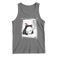 Funny Christmas Japanese Tank Top Santa Frog Ukiyoe Art - Wonder Print Shop