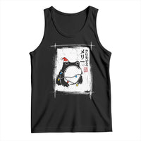 Funny Christmas Japanese Tank Top Santa Frog Ukiyoe Art - Wonder Print Shop
