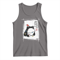 Funny Christmas Japanese Tank Top Santa Frog Ukiyoe Art - Wonder Print Shop