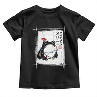 Funny Christmas Japanese Toddler T Shirt Santa Frog Ukiyoe Art - Wonder Print Shop