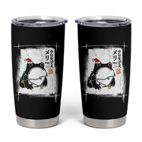 Funny Christmas Japanese Tumbler Cup Santa Frog Ukiyoe Art - Wonder Print Shop