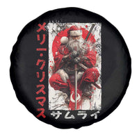 Christmas Samurai Santa Spare Tire Cover Japanese Xmas Warrior Ukiyo-e Art - Wonder Print Shop