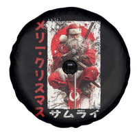 Christmas Samurai Santa Spare Tire Cover Japanese Xmas Warrior Ukiyo-e Art - Wonder Print Shop