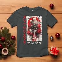 Christmas Samurai Santa T Shirt Japanese Xmas Warrior Ukiyo-e Art - Wonder Print Shop
