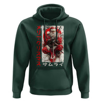Christmas Samurai Santa Hoodie Japanese Xmas Warrior Ukiyo-e Art - Wonder Print Shop