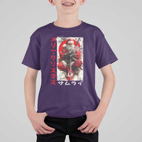 Christmas Samurai Santa T Shirt For Kid Japanese Xmas Warrior Ukiyo-e Art - Wonder Print Shop