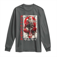 Christmas Samurai Santa Long Sleeve Shirt Japanese Xmas Warrior Ukiyo-e Art - Wonder Print Shop