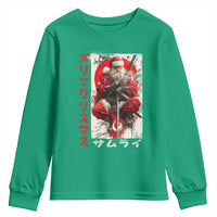Christmas Samurai Santa Youth Sweatshirt Japanese Xmas Warrior Ukiyo-e Art - Wonder Print Shop