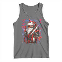 Christmas Cyberpunk Santa Tank Top Japanese Xmas Techwear Manga Anime - Wonder Print Shop
