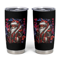 Christmas Cyberpunk Santa Tumbler Cup Japanese Xmas Techwear Manga Anime - Wonder Print Shop