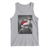 Funny Bigfoot Santas Sleigh Selfie Christmas Tank Top - Wonder Print Shop