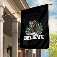Funny Believe Bigfoot Christmas Garden Flag American Flag Sasquatch Holiday Gift - Wonder Print Shop