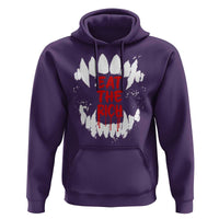 Eat The Rich Hoodie Vamp Fangs Social Activist