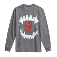 Eat The Rich Long Sleeve Shirt Vamp Fangs Social Activist