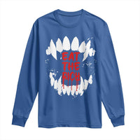 Eat The Rich Long Sleeve Shirt Vamp Fangs Social Activist