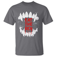 Eat The Rich T Shirt Vamp Fangs Social Activist - Wonder Print Shop