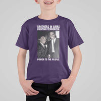 Martin Luther King And Malcolm X T Shirt For Kid Brothers In Arms Fighting Terrorism Power To The People