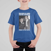Martin Luther King And Malcolm X T Shirt For Kid Brothers In Arms Fighting Terrorism Power To The People