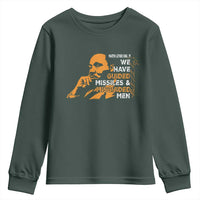MLK We Have Guided Missiles And Misguided Men Youth Sweatshirt Martin Luther King Jr Black History Month