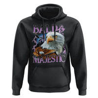 Funny Eagle Bald And Majestic Hoodie Vintage Eagle Thunder Storm