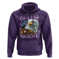 Funny Eagle Bald And Majestic Hoodie Vintage Eagle Thunder Storm