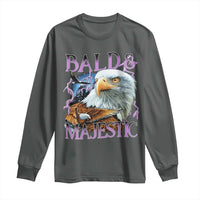 Funny Eagle Bald And Majestic Long Sleeve Shirt Vintage Eagle Thunder Storm