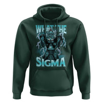 Funny What The Sigma Hoodie Alpha Wolf Oddly Specific Thunder Meme