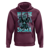 Funny What The Sigma Hoodie Alpha Wolf Oddly Specific Thunder Meme
