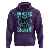 Funny What The Sigma Hoodie Alpha Wolf Oddly Specific Thunder Meme