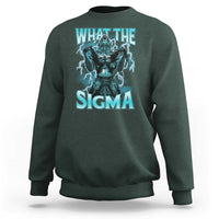 Funny What The Sigma Sweatshirt Alpha Wolf Oddly Specific Thunder Meme