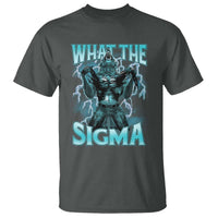 Funny What The Sigma T Shirt Alpha Wolf Oddly Specific Thunder Meme
