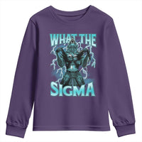Funny What The Sigma Youth Sweatshirt Alpha Wolf Oddly Specific Thunder Meme