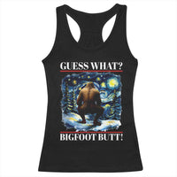 Funny Bigfoot Guess What Racerback Tank Top Butt Sasquatch Starry Night