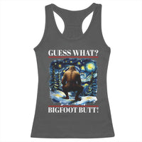 Funny Bigfoot Guess What Racerback Tank Top Butt Sasquatch Starry Night