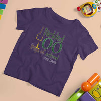 Personalized 100TH Day Of School Football T Shirt For Kid Custom Text I Tackled 100 Days Of School