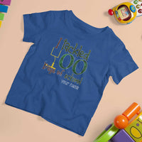 Personalized 100TH Day Of School Football T Shirt For Kid Custom Text I Tackled 100 Days Of School