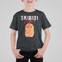 Funny Skibidi Toilet Rizzler T Shirt For Kid Brainrot Memes Rizz - Wonder Print Shop