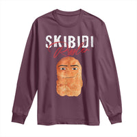 Funny Skibidi Toilet Rizzler Long Sleeve Shirt Brainrot Memes Rizz