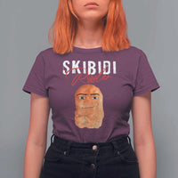Funny Skibidi Toilet Rizzler T Shirt For Women Brainrot Memes Rizz - Wonder Print Shop