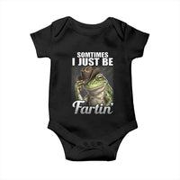 Funny Sometimes I Just Be Fartin Cowboy Frog Baby Onesie - Wonder Print Shop