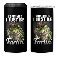 Funny Sometimes I Just Be Fartin Cowboy Frog 4 in 1 Can Cooler Tumbler - Wonder Print Shop