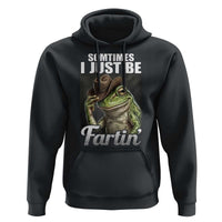 Funny Sometimes I Just Be Fartin Cowboy Frog Hoodie - Wonder Print Shop