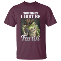 Funny Sometimes I Just Be Fartin Cowboy Frog T Shirt - Wonder Print Shop
