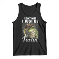 Funny Sometimes I Just Be Fartin Cowboy Frog Tank Top - Wonder Print Shop