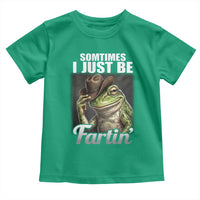 Funny Sometimes I Just Be Fartin Cowboy Frog Toddler T Shirt - Wonder Print Shop