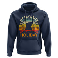 Funny Groundhog Day Hoodie My Favorite Holiday Retro Vintage Woodchuck - Wonder Print Shop