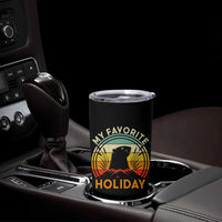 Funny Groundhog Day Tumbler Cup My Favorite Holiday Retro Vintage Woodchuck - Wonder Print Shop